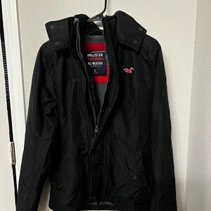 Hollister Men's Black All-Weather Jacket